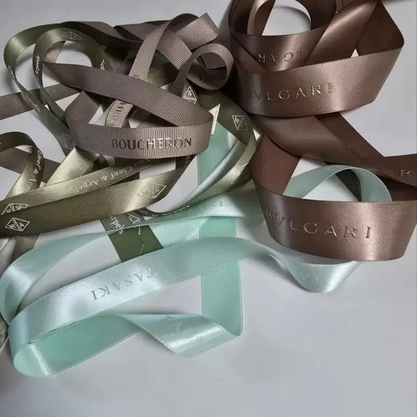 [BUNJANG] Assorted Luxury Jewelry Brand Ribbon Packaging Cords (Bvlgari, Van Cleef & Arpels, Boucheron, Tasaki) / 반클리프 끈 @ 부쉐론 끈 @ 불가리 끈 @ 타사키 끈 @ 명품 끈