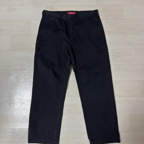 [BUNJANG] Supreme Pin-Up Girl Chino Pants Black / 슈프림 핀업걸 치노 블랙 34