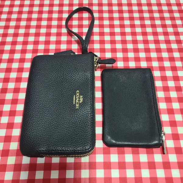 [BUNJANG] Coach Double Wristlet Wallet / 코치 더블 손목지갑