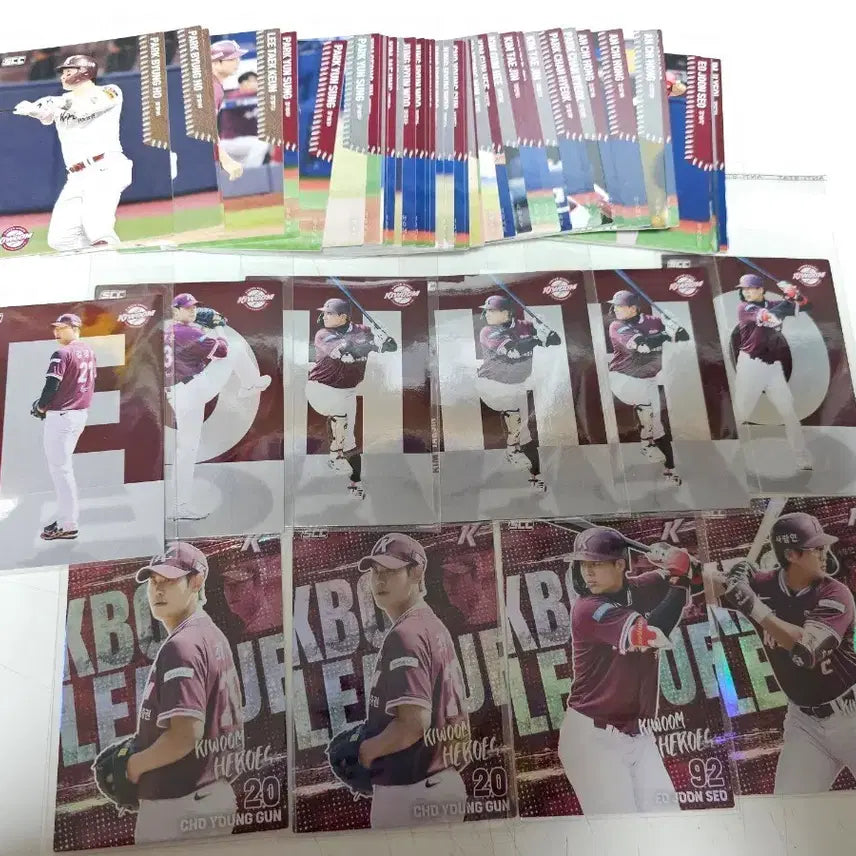 [BUNJANG] Kiwoom Heroes 2026 KBO Baseball Cards Bundle Set / 2026 kbo 키움 카드 포카 조영건 어준서 임지열 알파벳 홀로 일괄