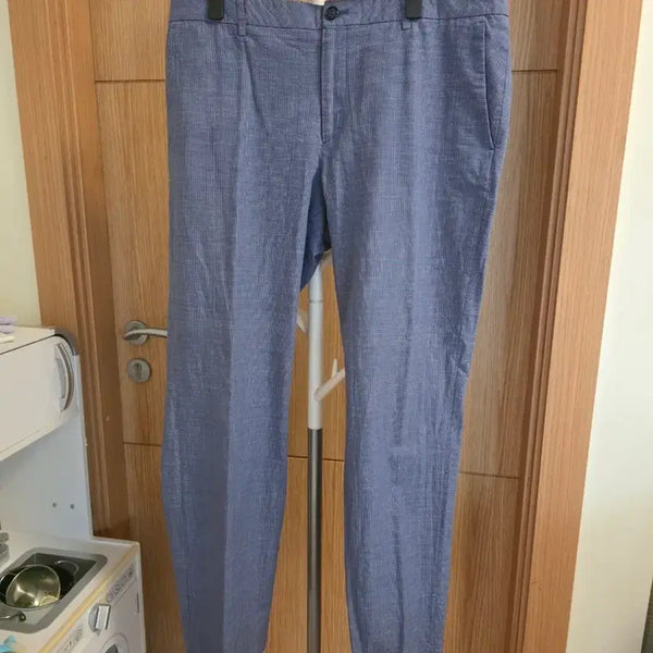 [BUNJANG] Solid Homme Cotton Check Slacks - Waist 36 / 우영미 디자이너의 솔리드옴므 바지, 허리36