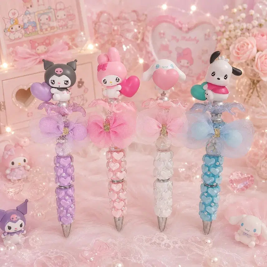 [BUNJANG] Sanrio Handmade Deco Ballpoint Pen / 산리오 핸드메이드 볼꾸 볼펜