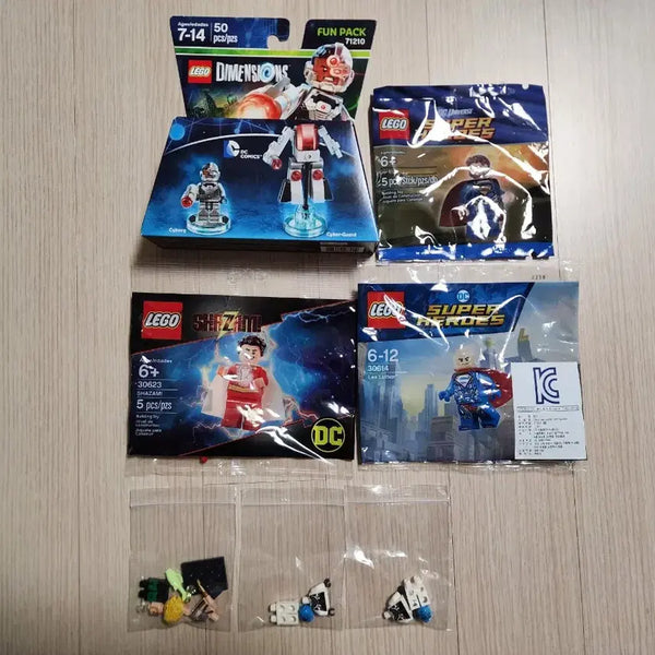 [BUNJANG] LEGO Discontinued DC Polybag & Dimensions Cyborg Bundle / 레고 단종된 DC폴리팩 및 디멘션즈 사이보그 등 일괄 11만 판매합니다