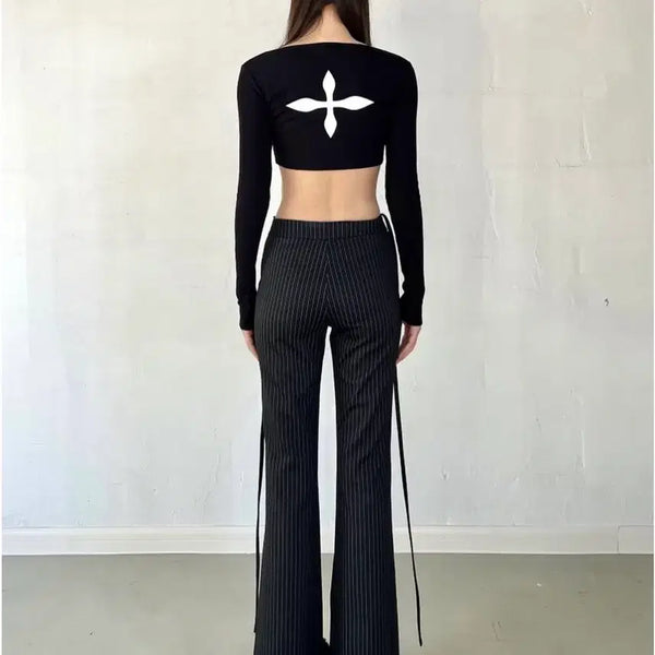 [BUNJANG] SMFK Black Cropped Cardigan / [새제품] 안유진 착용 SMFK 블랙 크롭 가디건