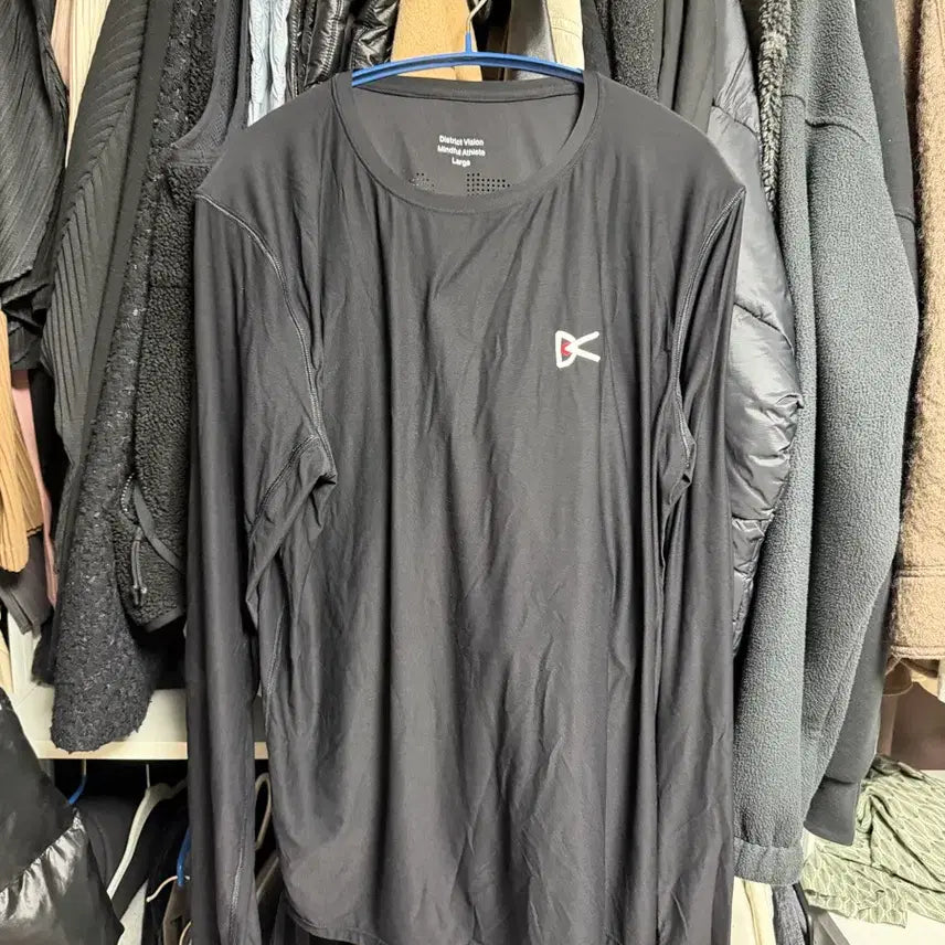 [BUNJANG]  DISTRICT VISION Aloe Longsleeve T-Shirt Black / [L] 디스트릭트 비전 알로에 롱슬리브 티셔츠 블랙