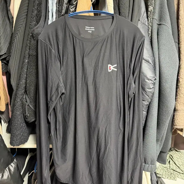 [BUNJANG]  DISTRICT VISION Aloe Longsleeve T-Shirt Black / [L] 디스트릭트 비전 알로에 롱슬리브 티셔츠 블랙