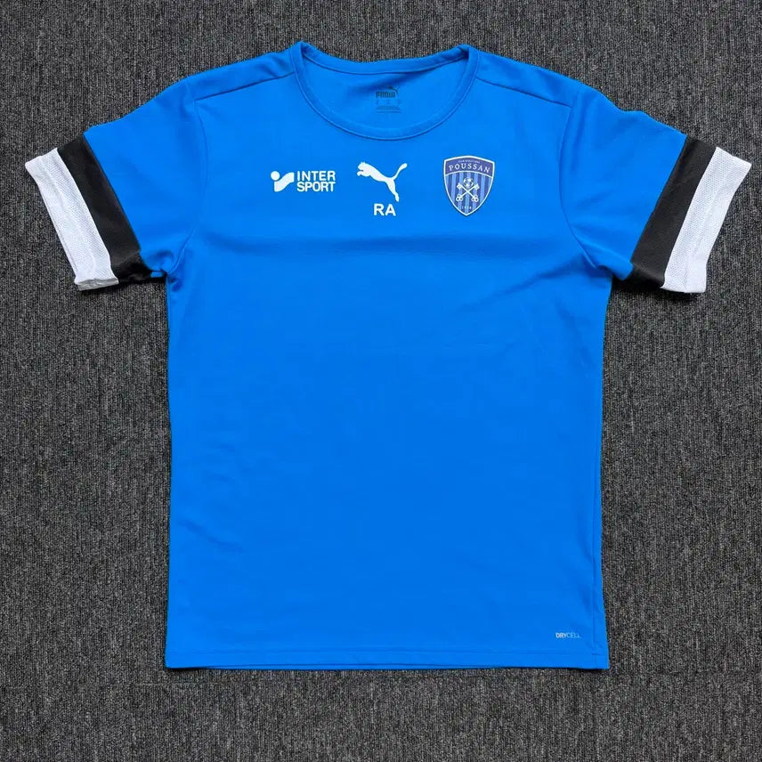[BUNJANG] Puma POUSSAN Club Soccer Training Shirt Size M / 푸마 POUSSAN 클럽 축구 트레이닝 셔츠 | 상태 좋음