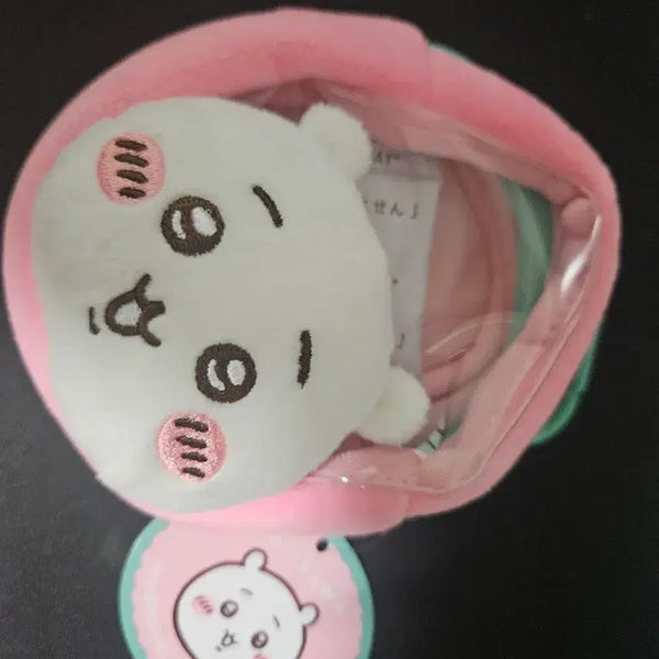 [BUNJANG] Cheekawa Transparent Window Carabiner Plush Pouch / 먼작귀 치이카와 투명창 카라비너 인형 파우치