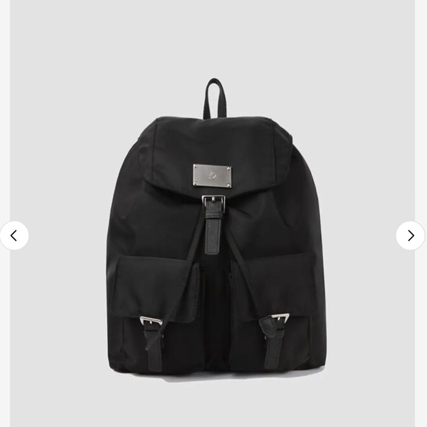 [BUNJANG] SYMBOL Nylon Backpack [Black] / SYMBOL NYLON BACKPACK [BLACK] 샐볼 나일론 백팩