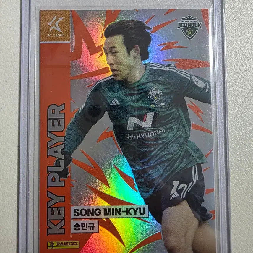[BUNJANG] Panini K League 2024 Song Minkyu SSP Orange Card / (레어) 2024 k리그 파니니 송민규 키플레이어 오렌지카드 전북현대