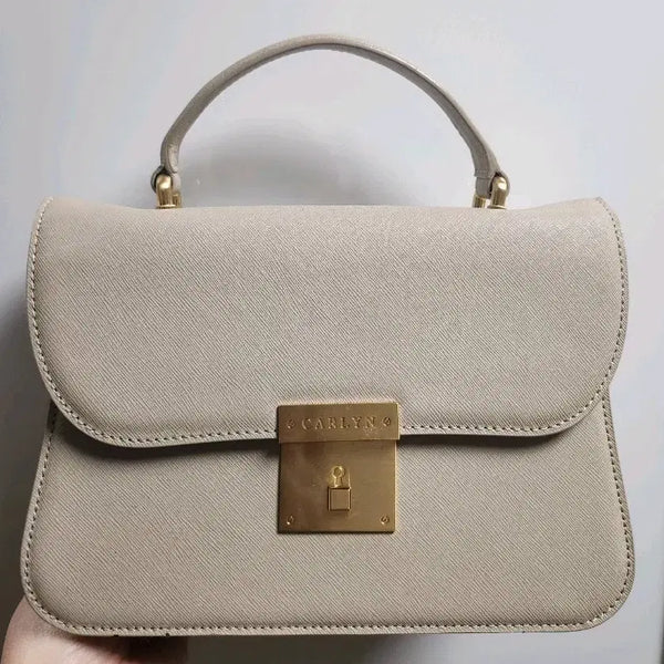 [BUNJANG] Carlyn Pony Bag Beige / 칼린 포니백 베이지