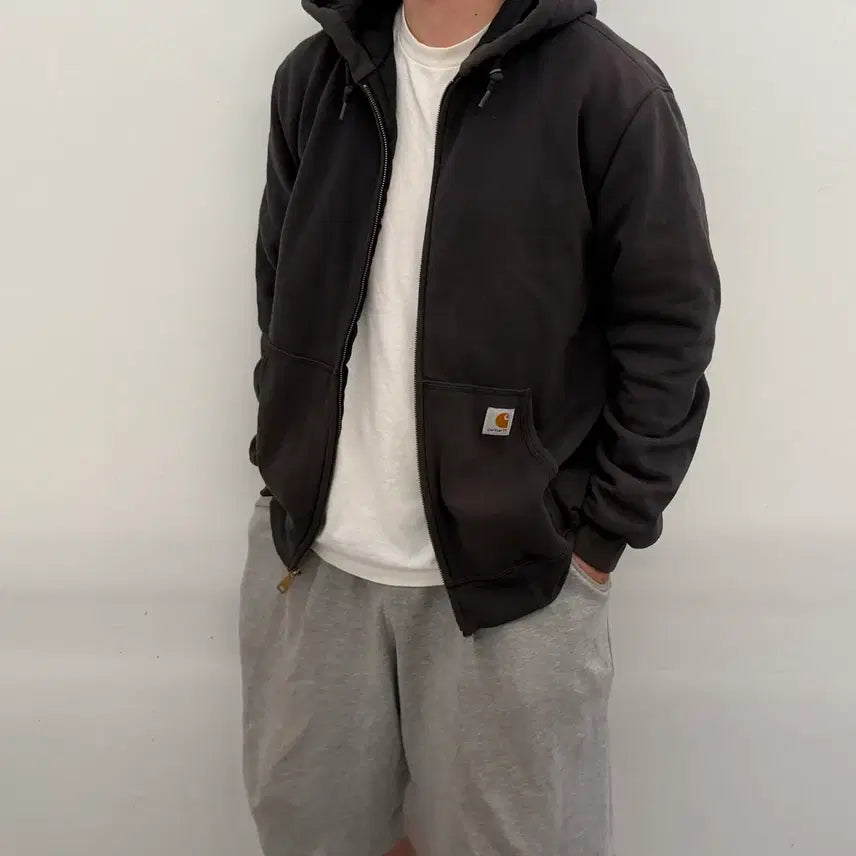 [BUNJANG] Carhartt Rain Defender Thermal Hoodie / 칼하트 레인디팬더 써멀 후드집업
