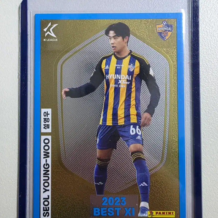 [BUNJANG] 2024 K League Panini Seol Young-woo Best Eleven Blue Card Ulsan HD / 2024 k리그 파니니 설영우 베스트일레븐 블루카드 울산HD