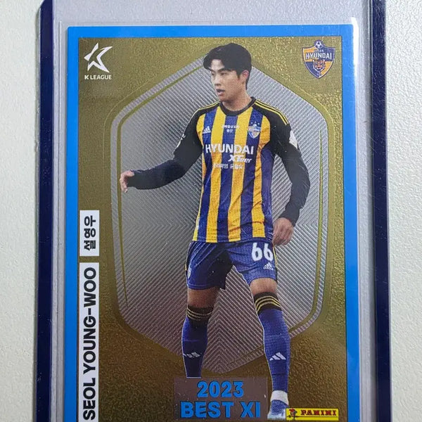 [BUNJANG] 2024 K League Panini Seol Young-woo Best Eleven Blue Card Ulsan HD / 2024 k리그 파니니 설영우 베스트일레븐 블루카드 울산HD