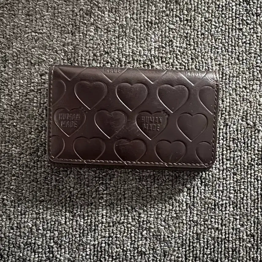 [BUNJANG] Human Made Leather Card Case Brown / 휴먼메이드 레더 카드케이스 브라운