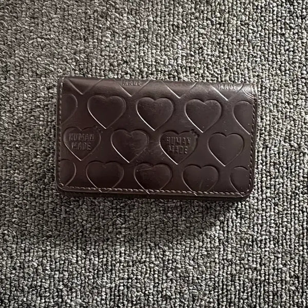 [BUNJANG] Human Made Leather Card Case Brown / 휴먼메이드 레더 카드케이스 브라운