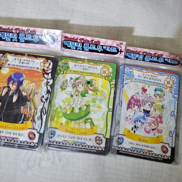 [BUNJANG] Character Transformation! Amulate Flow Card Collection / 캐릭캐릭체인지 애뮬릿플로우카드 캐캐체 고전문구 굿즈 마법소녀 수호알 다꾸