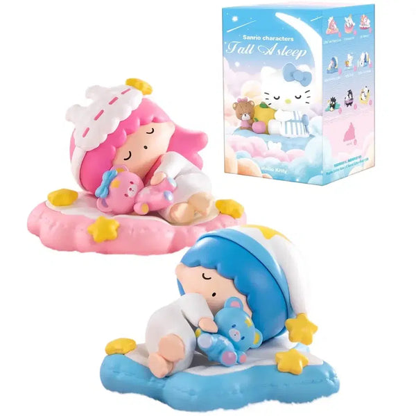 [BUNJANG] Pop Mart Sanrio Poly Sleep Little Twin Stars Kiki & Lala Figure Set / 팝마트 산리오 폴어슬립 따뜻한 수면 리틀트윈스타 키키,라라 피규어 세트