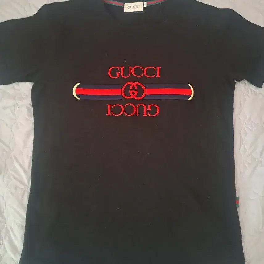 [BUNJANG] Gucci Black Short Sleeve T-Shirt / 구찌 반팔티 블랙 급처(다음주까지만 판매)