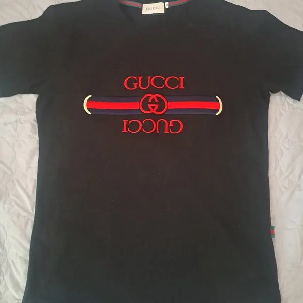 [BUNJANG] Gucci Black Short Sleeve T-Shirt / 구찌 반팔티 블랙 급처(다음주까지만 판매)