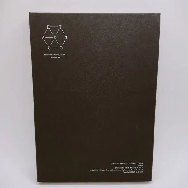 [BUNJANG] EXO Official 3rd Album 'EX'ACT' / (8월 세일)[고전완구] EXO 엑소 정규 3집 EX'ACT 앨범