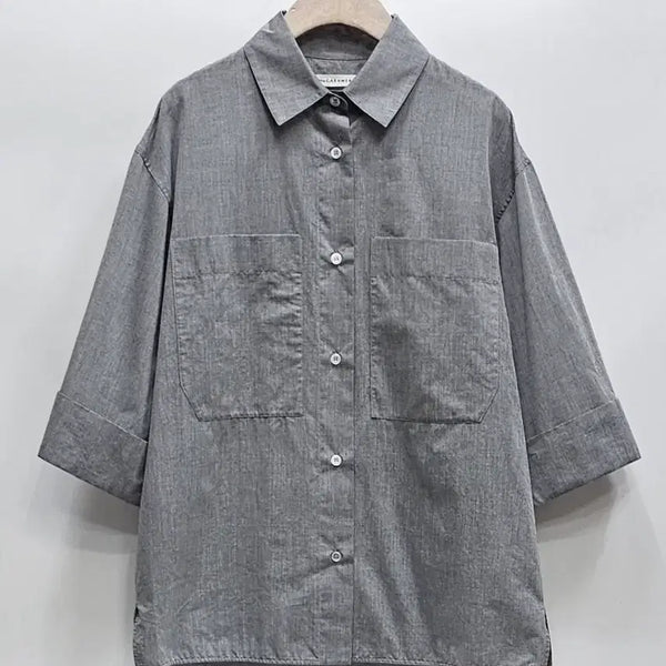 [BUNJANG] THE CASHMERE Collar Shirt Blouse / the CASHMERE 한섬 더캐시미어 카라 셔츠 블라우스
