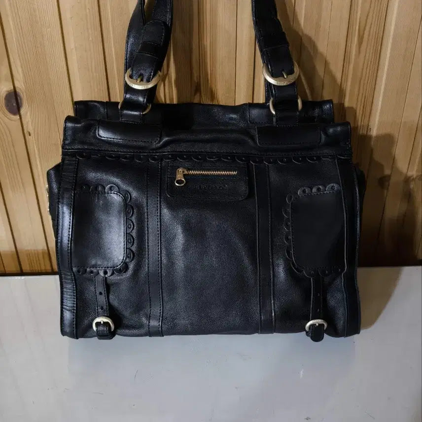 [BUNJANG] See By Chloé Scallop Daisy Leather Tote Bag Shoulder Bag / 씨바이 끌로에 스캘럽 데이지 가죽 토트백 숄더백