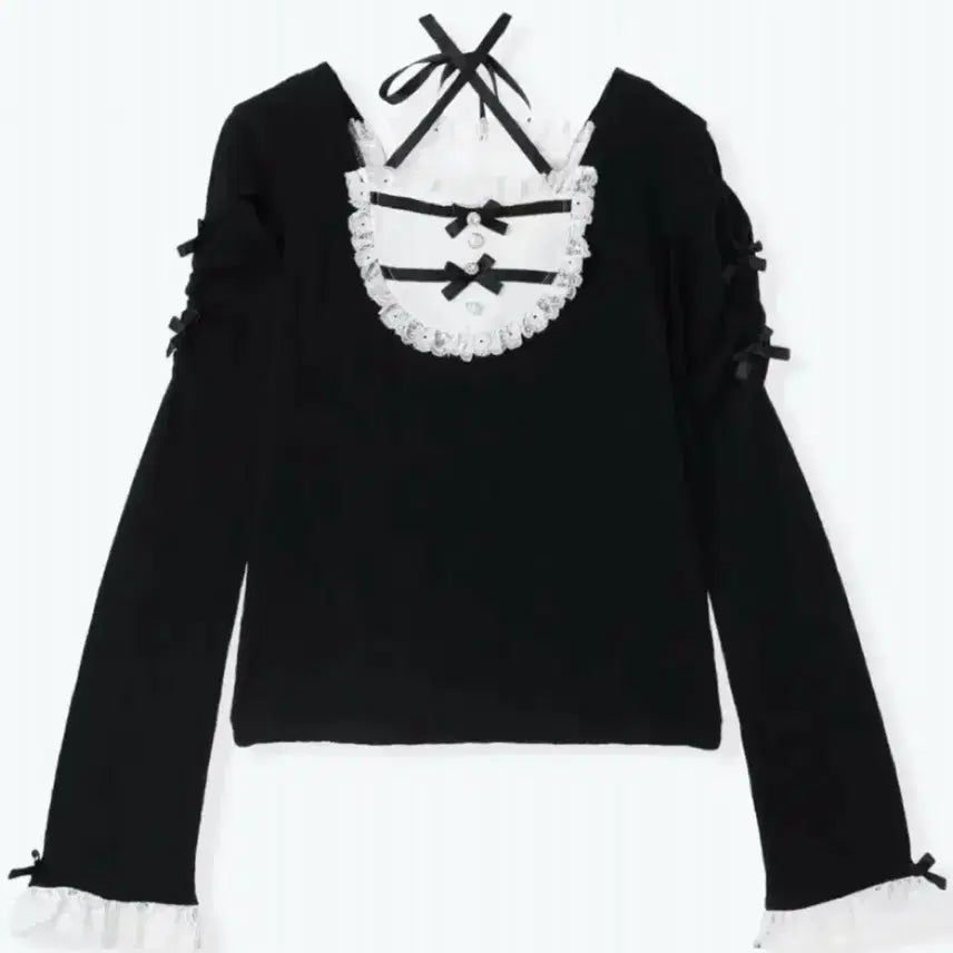 [BUNJANG] Noemie Lace-Up Blouse / noemie 노에미 레이스업 블라우스
