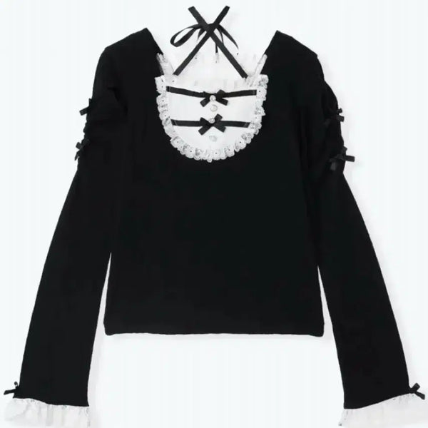 [BUNJANG] Noemie Lace-Up Blouse / noemie 노에미 레이스업 블라우스