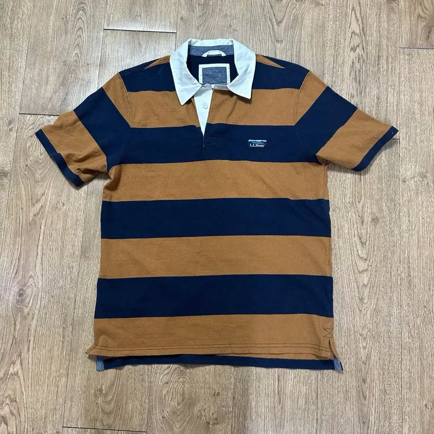 [BUNJANG] L.L.Bean Striped Rugby Shirt / L.L.Bean 엘엘빈 스트라이프 럭비티