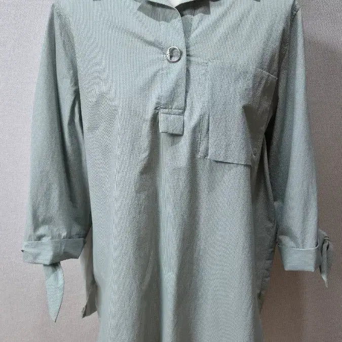 [BUNJANG] Jigott Vertical Stripe Shirt / A-116 지고트 세로 스트라이프 셔츠