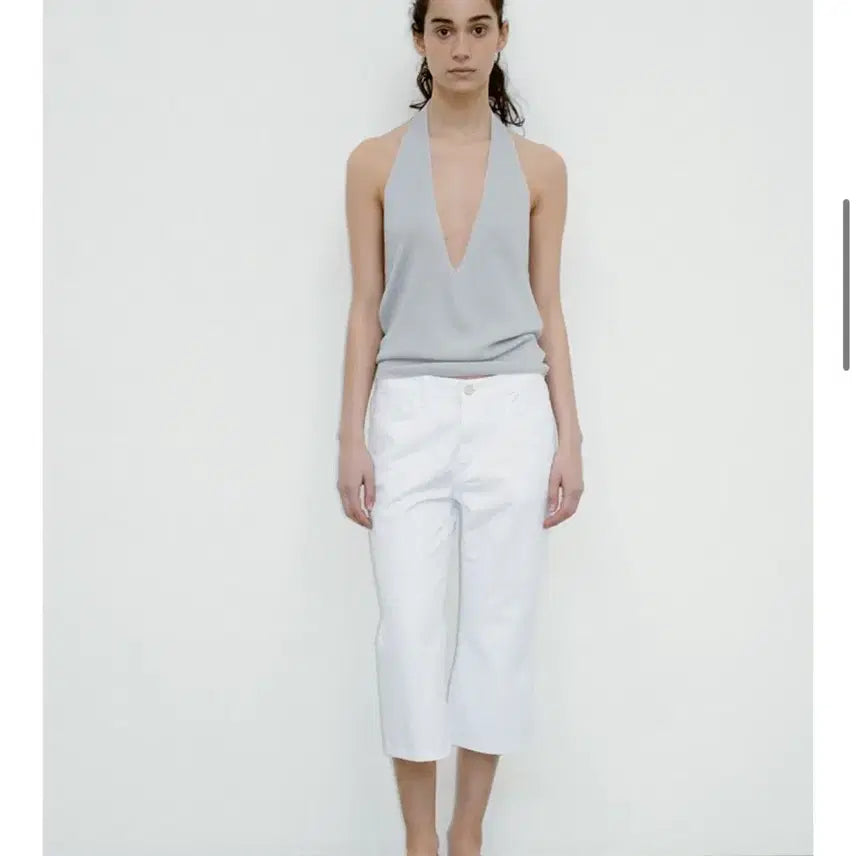 [BUNJANG] Repos Washed Cotton Capri Pants - Size M / 리포스 repos Washed Cotton Capri Pants