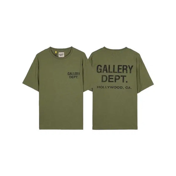 [BUNJANG] Gallery Department Souvenir T-Shirt Olive / 갤러리디파트먼트 수베니어 반팔 티셔츠 올리브