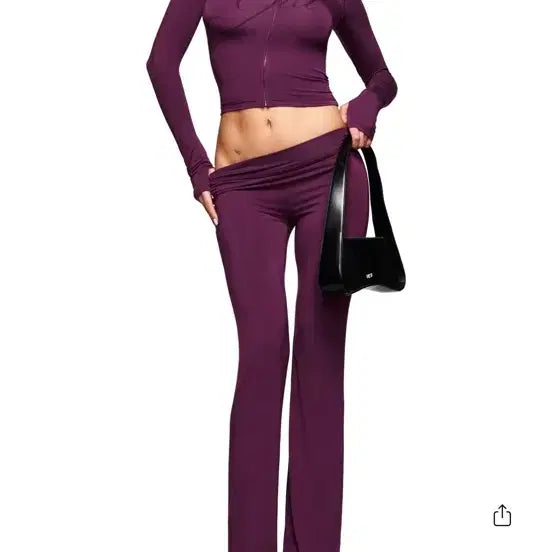[BUNJANG] I AM GIA Blare Velour Tracksuit Set Purple / 아이엠지아 i am gia blare 블레어 트랙수트 퍼플세트