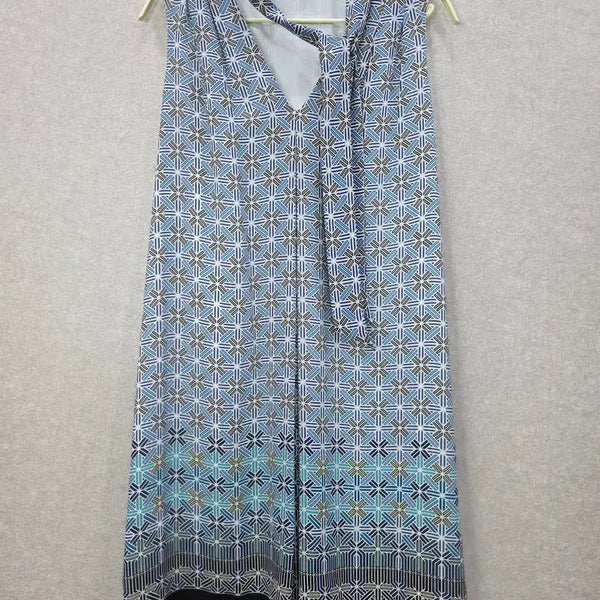 [BUNJANG] MAX STUDIO Geometric Pattern Sleeveless Dress / 맥스스튜디오 기하학 패턴 민소매 원피스 MAX STUDIO