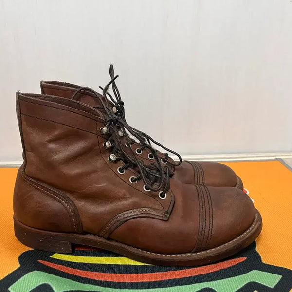 [BUNJANG] Red Wing Iron Ranger 8111 Brown Boots / 레드윙 아이언레인저 8111 브라운 D8