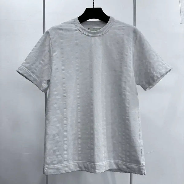 [BUNJANG] Fendi Roma Lettering Short Sleeve T-Shirt White XS / 펜디 로마 레터링 반팔 화이트 / 오버핏 XS