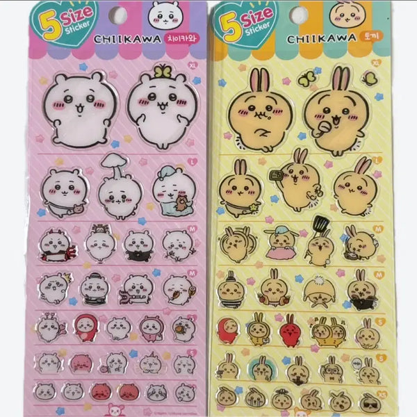 [BUNJANG] Chikawa Rabbit Sticker (Size 5) / [새상품/정품] 먼작귀 치이카와 5사이즈 스티커