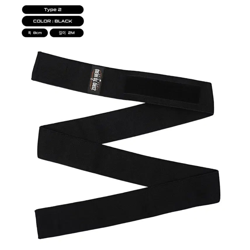 [BUNJANG] Zero To Hero Knee Brace Type 2 Black / [판매]제로투히어로 무릎 보호대 Type 2 블랙