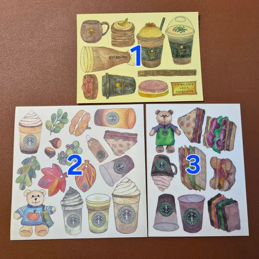 [BUNJANG] Starbucks Die-Cut Sticker Set / 스벅 스티커(잘라쓰는 스티커)
