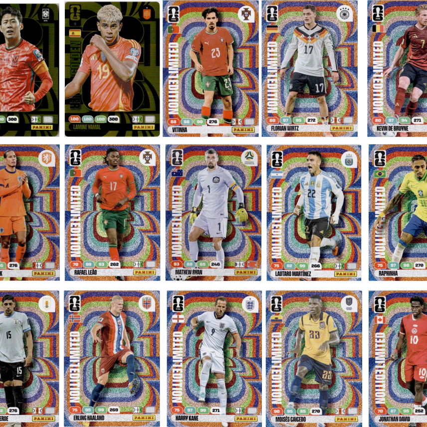 [BUNJANG] Panini 2026 World Cup Limited Edition Soccer Cards / [개별판매]파니니 2026 월드컵 리미티드 에디션 축구 카드