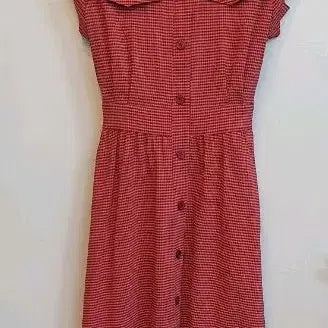 [BUNJANG] JIGOTT Checkered Long Dress / JIGOTT체크무늬 원피스85-88-155(가슴단면42cm.기장115