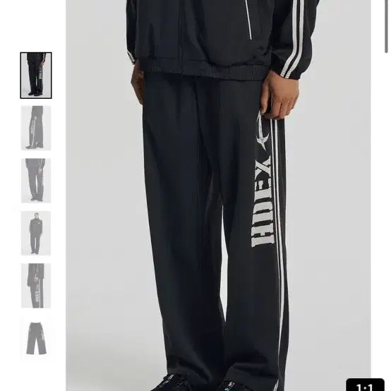 [BUNJANG] HDEX Track Pants Black / HDEX 트랙 팬츠 블랙