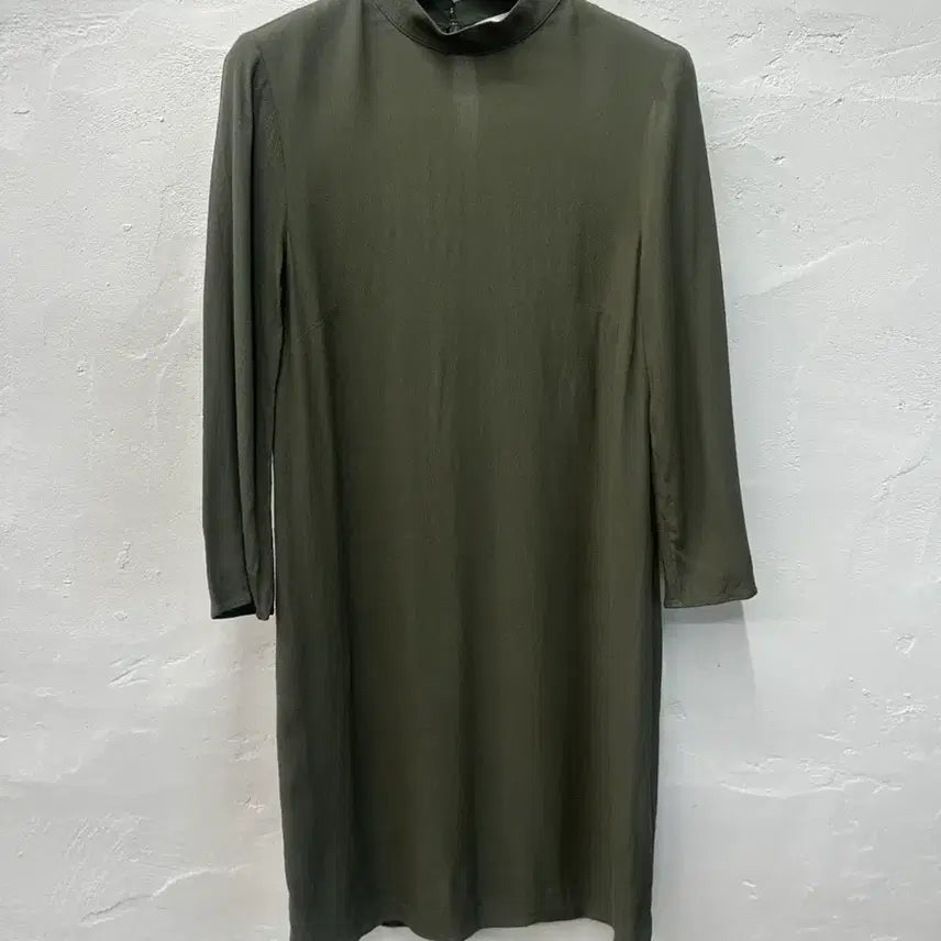 [BUNJANG] And Other Stories Women's Loose Fit Rayon 100% 5-Sleeve Khaki Dress (Size 44-55) / 앤아더스토리즈 여 원피스 카키/인견100%/루즈핏/5부반팔 44-55