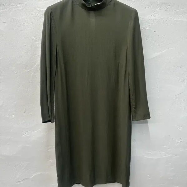 [BUNJANG] And Other Stories Women's Loose Fit Rayon 100% 5-Sleeve Khaki Dress (Size 44-55) / 앤아더스토리즈 여 원피스 카키/인견100%/루즈핏/5부반팔 44-55
