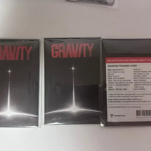 [BUNJANG] Kim Junsu Gravity Concert Random Trading Card / 김준수 중력콘 랜덤 트레이딩 카드 미개봉