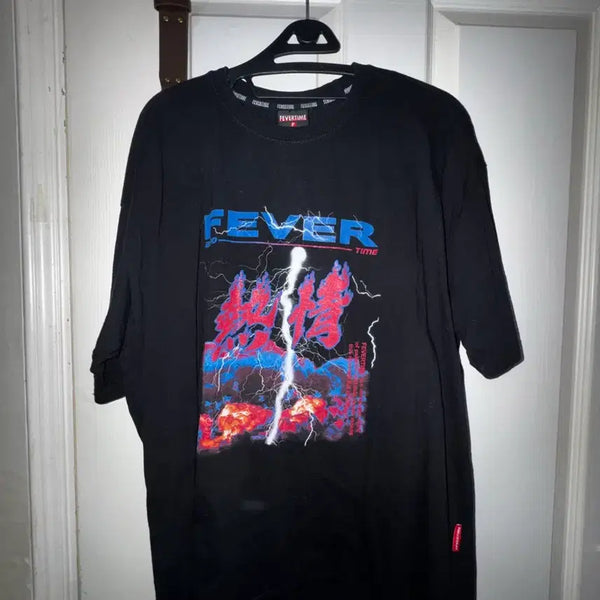 [BUNJANG] Fevertime Half-Sleeve T-Shirt / 피버타임 반팔티 F