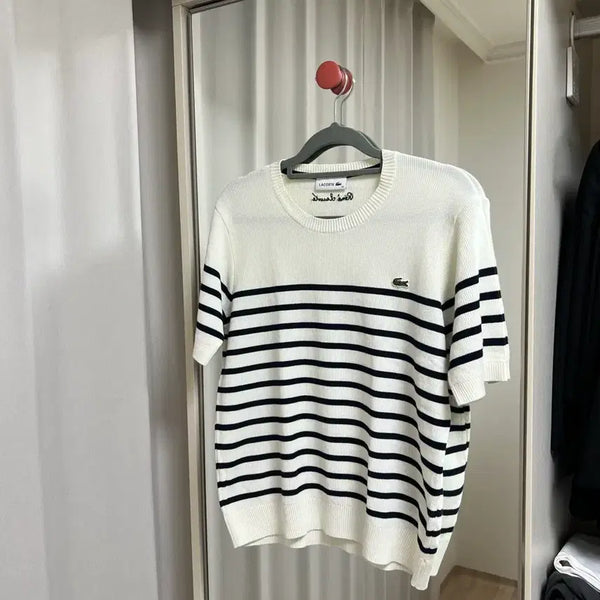 [BUNJANG] Lacoste Short Sleeve Knit Top Size 40 / 라코스테 반팔니트 40사이즈
