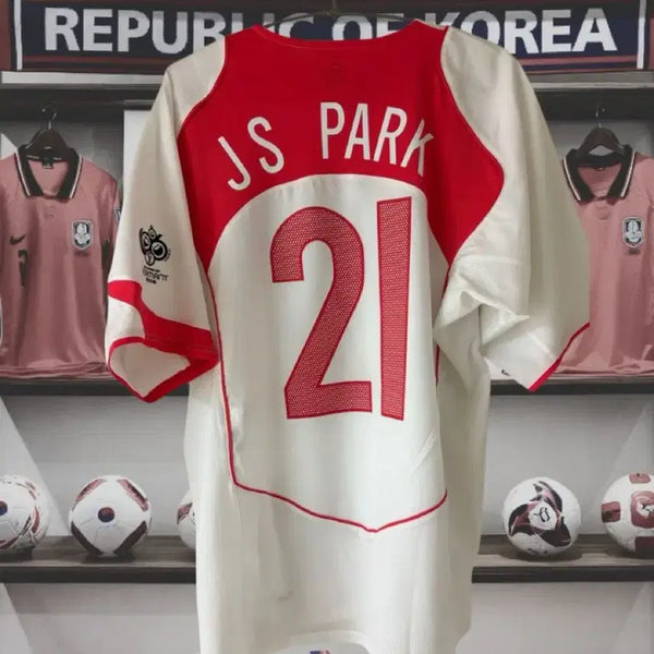 [BUNJANG] South Korea National Team Park Ji-Sung 2004-2006 Away Authentic Jersey / 04-06 대한민국 어웨이 박지성 유니폼 정품