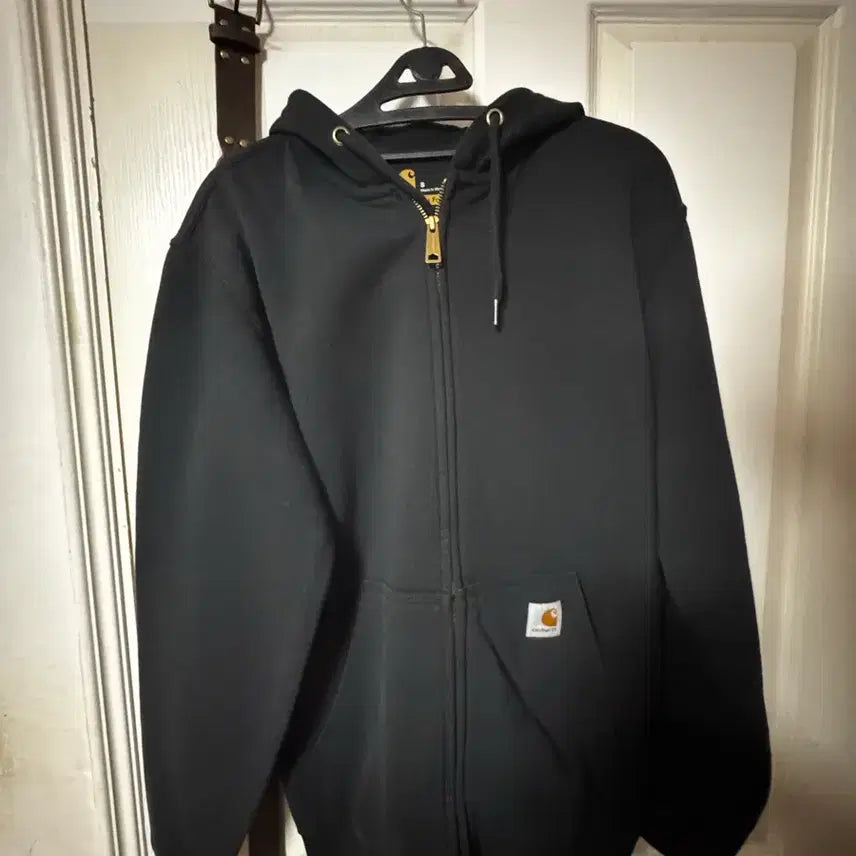 [BUNJANG] Carhartt Full Zip Hoodie Black Original Fit S / 칼하트 풀집업 후드 블랙 오리지널핏 S